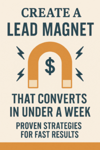Create a Lead Magnet That Converts in Under a Week: Proven Strategies for Fast Results