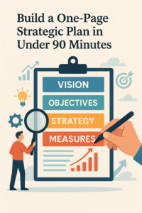 Build a One-Page Strategic Plan in Under 90 Minutes